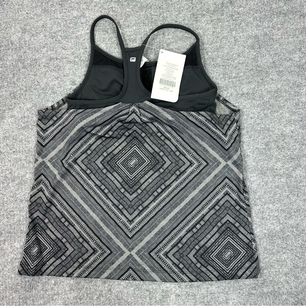FABLETICS Tank Bra Sz S Norwalk Taos Print NWT Workout - Picture 11 of 11
